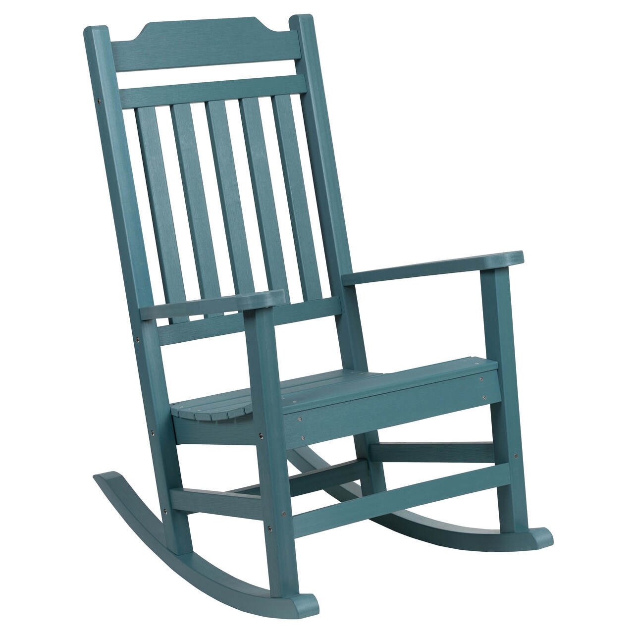 Merrick Lane Hillford Poly Resin Indoor/Outdoor Rocking Chair